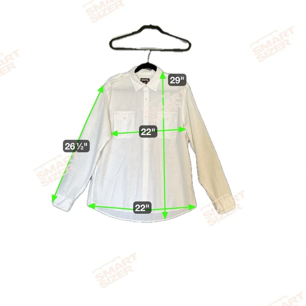 Banana Republic White Linen Cotton Button Up Shirt size XL